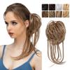 Namzi Messy Curly Bun Hair Extension, Light Mahogany 1 view 3