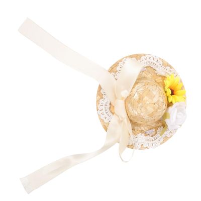 TOYANDONA Straw Hat for Dogs