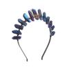 Women's Raw Crystal Tiara Crown Headband, Boho Quartz Moon Goddess Headpiece (royal1moon) view 1