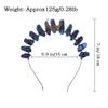 Women's Raw Crystal Tiara Crown Headband, Boho Quartz Moon Goddess Headpiece (royal1moon) view 2