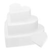 Homoyoyo 4-Piece Foam Cake Dummy Set, Heart-Shaped Cake Models view 1