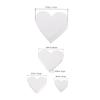 Homoyoyo 4-Piece Foam Cake Dummy Set, Heart-Shaped Cake Models view 2