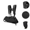 Gcljlmy Dog Carrier Backpack, Legs-Out Design, Breathable, Size M, Black view 3