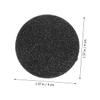 Electric Pedicure Scrubber, 10 Pieces, Frosted Stone, Round, Black view 3