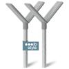 IB STYLE 2-Piece Y-Adapter Set for Safety Gates, No-Drill Stair Railing Mount, Metal Y Spindles view 1