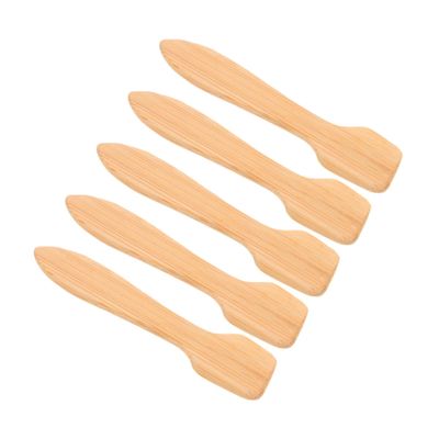 SHERCHPRY Small Spatula, 5-Piece Reusable Cosmetic Spoons, Portable Skincare Tool