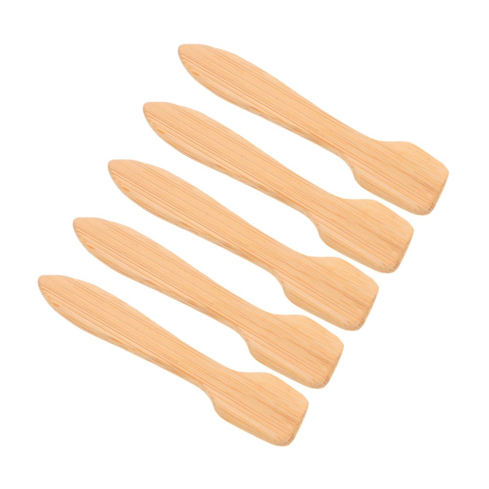 SHERCHPRY Small Spatula, 5-Piece Reusable Cosmetic Spoons, Portable Skincare Tool