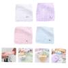TOYANDONA 4-Piece Gauze Washcloths for Kids, Soft and Skin-Friendly, Washable, 25 x 25 cm, for Face and Drool, Random Colors view 3