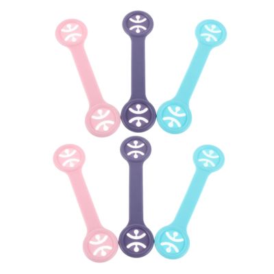 Milisten 6-Piece Adjustable Bib Clip Set for Newborns, Durable Bib Holders for Feeding and Snacks on the Go