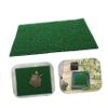 VICASKY Artificial Turf for Aquariums and Terrariums, Turtle Platforms and Flower Pots view 4