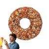 Bird Treats | Budgie Toy | Grain Ring Donut Shape Feeding Enrichment for Cage Birds view 1