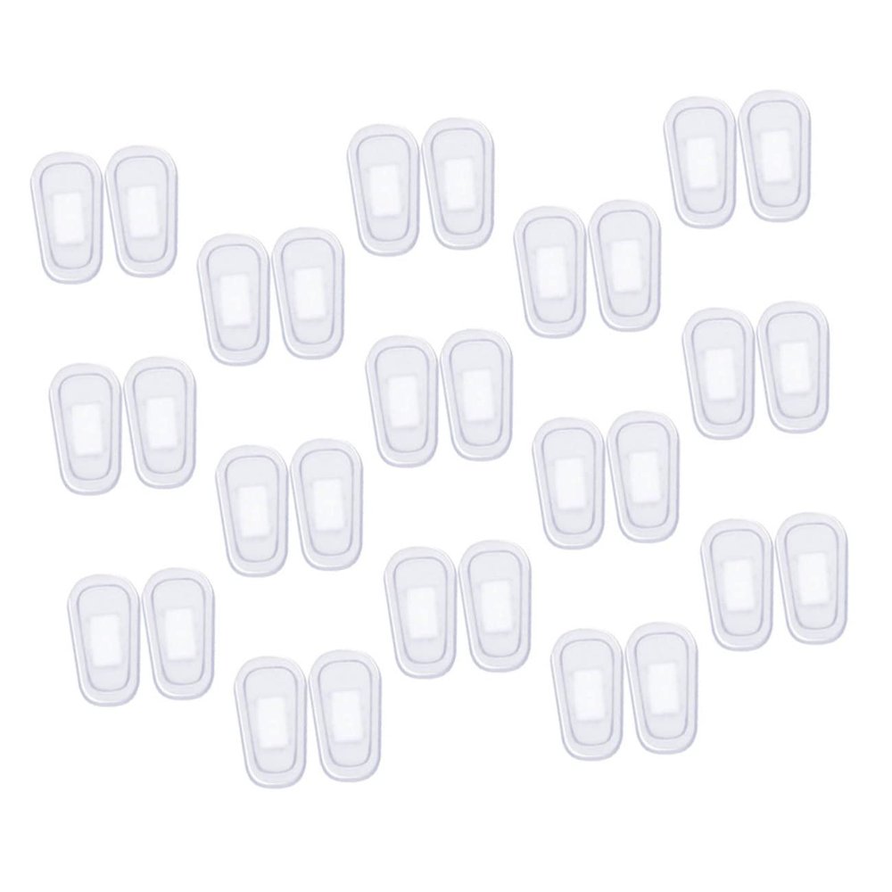 HOUDERCO 15 Pairs Silicone Nose Pads for Glasses
