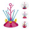 Abaodam Plastic Baby Bottle Drying Rack with Removable Pegs and Water-Collecting Tray view 4