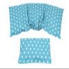 Cherry Pit Pillow 2-Piece Set, 3-Compartment + Small, 36 × 18 cm, Turquoise Stars view 1