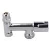 LUTH Premium Profi Parts Double Angle Valve 3/8" for Washing Machine Plumbing view 2