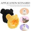 HANABASS 2-Piece Adjustable Cat Hats for Pets, Warm Headwear for Cats, Puppies and Dogs view 3
