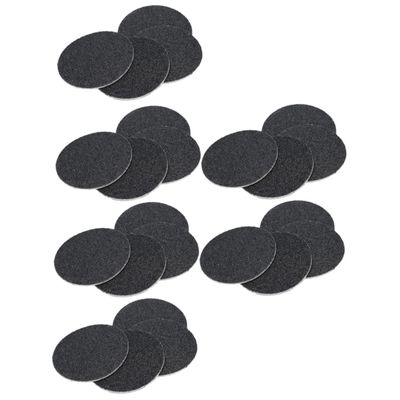 Electric Foot File Sanding Discs, 120 Pieces, Black Carborundum