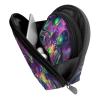 Cosmic Alien Makeup Bag, Neon Print, 2-Piece Set, White view 4