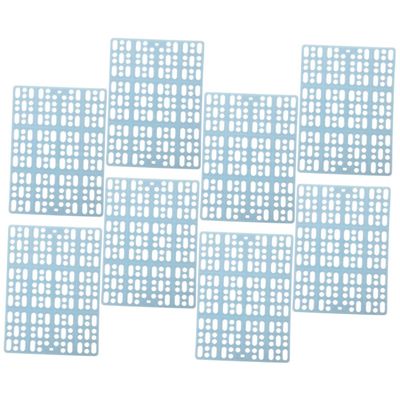 Yardwe 8-Piece Floor Mats for Rabbit Cages, Plastic, Wear-Resistant, Cuttable and Splittable