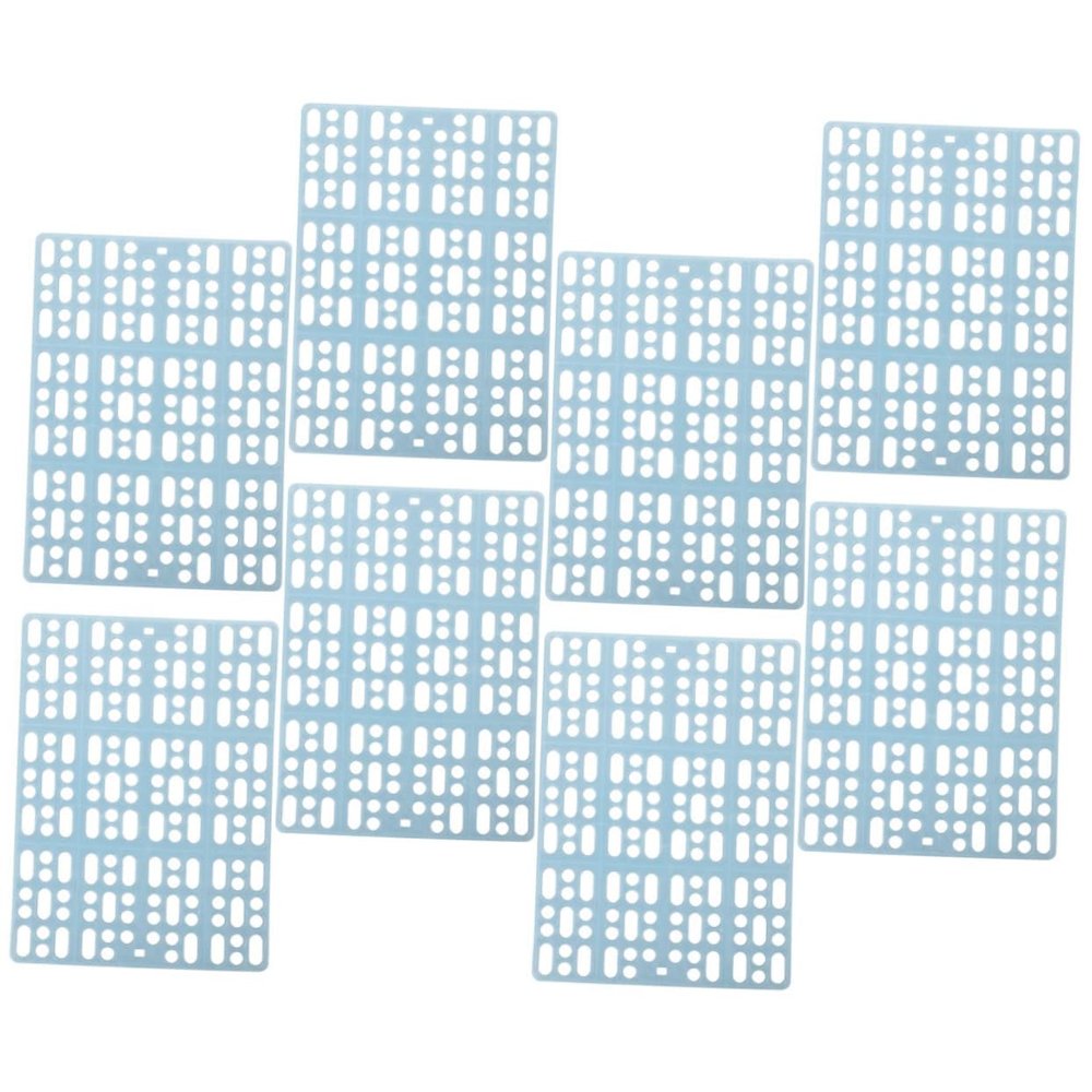 Yardwe 8-Piece Floor Mats for Rabbit Cages, Plastic, Wear-Resistant, Cuttable and Splittable