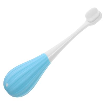WRITWAA Soft Children's Toothbrush with Extra-Soft, Fine Bristles for Gentle Cleaning, Durable BPA-Free Handle, Blue