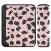 Leopard-Print Car Seat Belt Covers, 2-Pack view 1