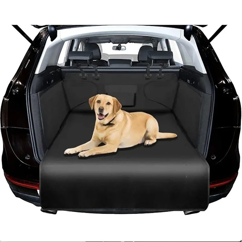 ZhbFhl Trunk Protector for Dogs for Jeep Grand Cherokee (WK2) 2010–2021, Water-Resistant, Easy-Care, with Bumper Flap