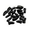 Toddmomy Rubber Nail Caps for Cats - 20 Pieces Black view 1