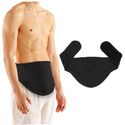 Stoma Bag Covers, Adjustable Ostomy Belt, Moisture-Wicking Fabric, Machine-Washable Colostomy Bag Support for Men and Women