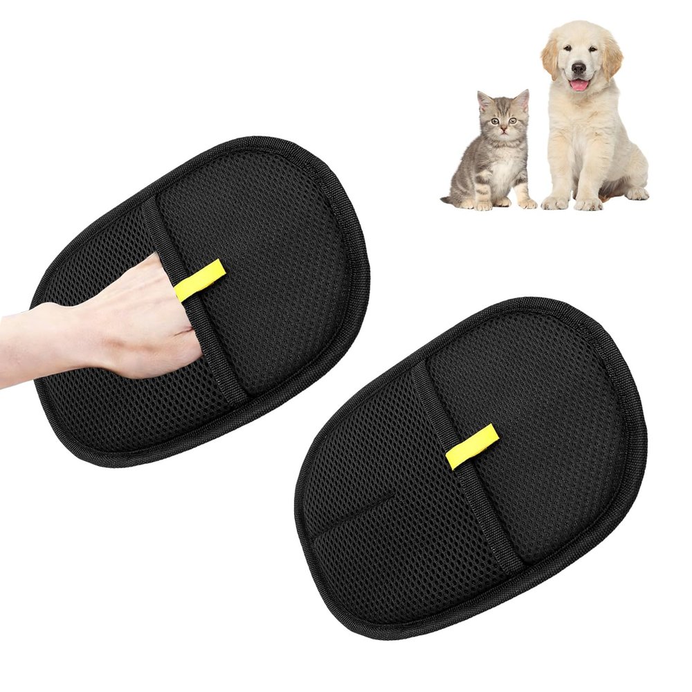 Blleshelfl Pet Hair Remover Glove - 2 Pack