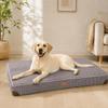FUKUMARU Orthopedic Dog Bed, 91 x 56 x 9 cm, Gray view 1