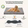 FUKUMARU Orthopedic Dog Bed, 91 x 56 x 9 cm, Gray view 3