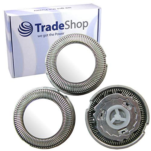 Trade-Shop 3-Pack Replacement Shaver Head Blades Compatible with Philips HQ5426, HQ5430, HQ5461, HQ5465 and HQ56