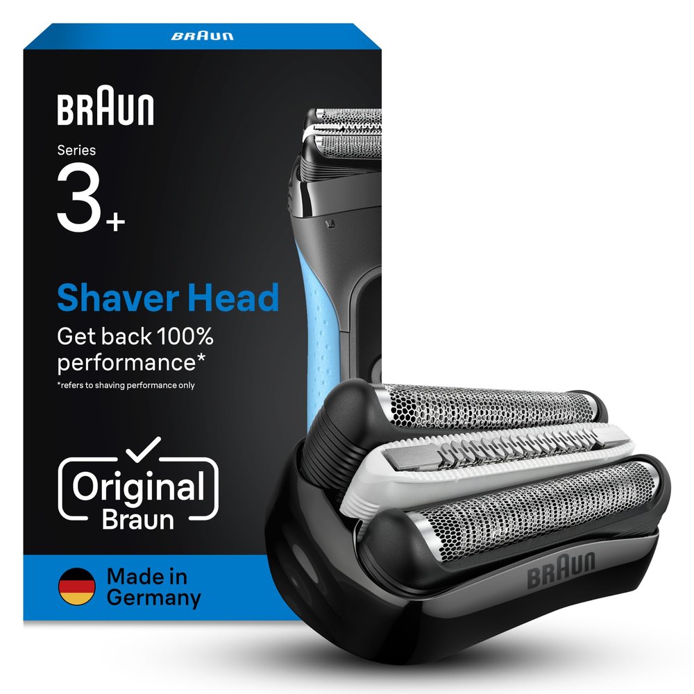 Braun Series 3 Shaver Replacement Head 32B, Black