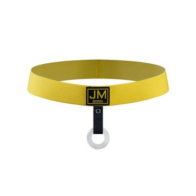 JOCKMAIL Men's Jockstrap, Sexy Low-Rise Breathable Sports Underwear, Yellow (DE/NL/SE/PL, Alphanumeric, XL, Regular, Regular)