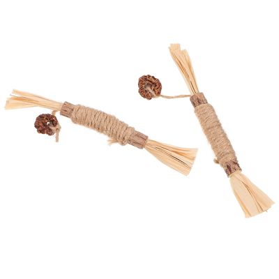 BESTonZON 2-Pack Cat Dental Chew Toys