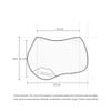 XPJYUA Jumping Saddle Pad, Riding Competition Saddle Pad (Black) view 2