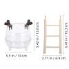 UKCOCO Hamster Toy Transparent Digging Box with Climbing Ladder view 2
