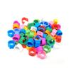 Colorful Bird Identification Leg Bands, Reusable and Removable, Mixed Colors, 301–400, 12 mm view 1