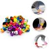 Colorful Bird Identification Leg Bands, Reusable and Removable, Mixed Colors, 301–400, 12 mm view 4