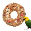 Bexdug Treats for Cockatiels | Bird Toy - Grain-Based Donut Shape for Engagement and Training for Lovebirds & Aviary Accessories view 1