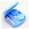 FRCOLOR 2-Piece ABS Lens Cases with Flip-Top Design, Blue view 4