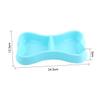 VANZACK Plastic Double Bowl for Dogs and Cats, Bone-Shaped Food and Water Bowl view 2