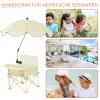 Folding Travel Booster Seat with Tray and Umbrella view 4