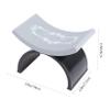 PENIKOKO Silicone Wrist Rest Nail Cushion, U-Shaped, Black view 2