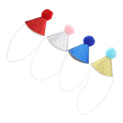 HANABASS 4-Piece Dog Birthday Hats