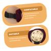 VALICLUD Copper Moxibustion Box for Pain, Portable Moxa Box with Cover, Smokeless view 2