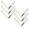 VALICLUD 6-Piece Vintage Steel Razor Holders, White, for Men view 1