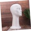 VICASKY White Foam Head Model for Wigs, Lightweight Portable Display Stand for Store Windows, Painting, and Photography view 3