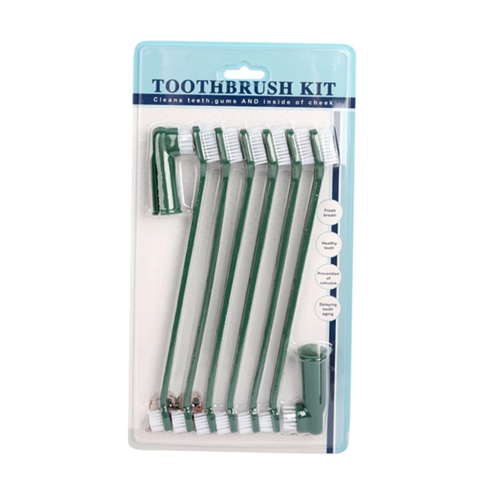 VICASKY Dog Toothbrush Set with Finger Toothbrush